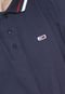 Camisa Polo Tommy Jeans Reta Classics Azul-Marinho - Marca Tommy Jeans