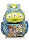 Mochila de Costas Infantil Dermiwil M E.T Azul e Verde Toy Story - Marca Dermiwil