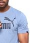 Camiseta Puma Heather Tee Azul - Marca Puma