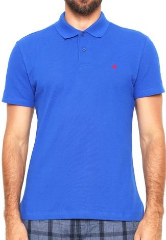 Camisa Polo Malwee Comfort Azul