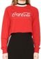 Moletom Fechado Cropped Coca-Cola Jeans Just Believe Vermelho - Marca Coca-Cola Jeans