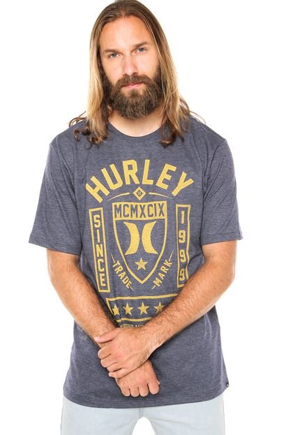 Camiseta Hurley Force Azul - Marca Hurley