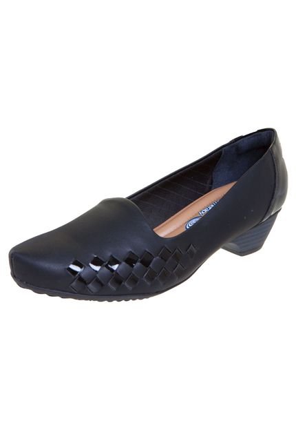 Scarpin Piccadilly Tresse Preto - Marca Piccadilly