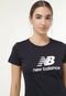 Camiseta New Balance Logo Preta - Marca New Balance