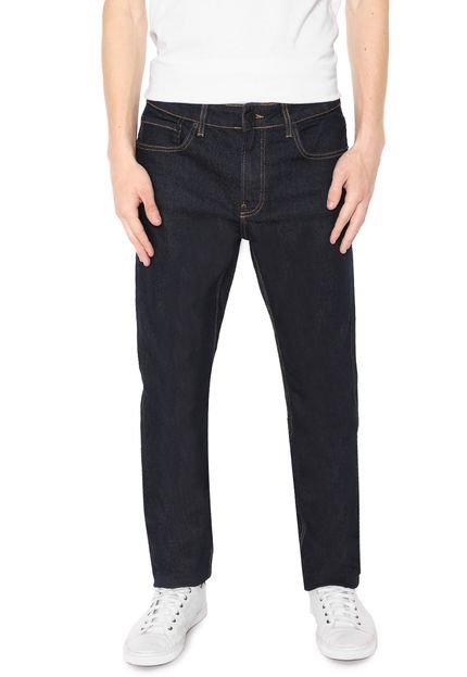 Calça Jeans Calvin Klein Jeans Slim Pespontos Azul-marinho - Marca Calvin Klein Jeans