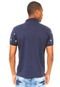 Camisa Polo Local Coqueiros Azul-Marinho/Branca - Marca Local