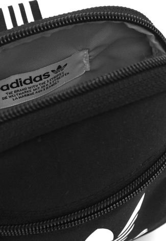 Bolsa adidas Originals Shoulder Bag Fest Trefoil Preta