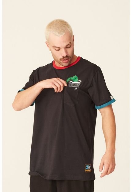 Camiseta Starter Especial Collab Popeye Preta - Marca STARTER