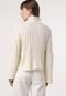 Suéter Tricot Vero Moda Gola Rolê Off-White - Marca Vero Moda