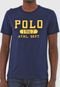 Camiseta Polo Ralph Lauren Lettering Azul-Marinho - Marca Polo Ralph Lauren