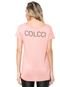 Camiseta Colcci Fitness Lettering Rosa - Marca Colcci Fitness
