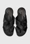 Chinelo Couro West Coast Transpasse Preto - Marca West Coast