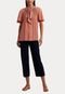 Blusa Lauren Ralph Lauren Reta Plissada Rosa - Marca Lauren Ralph Lauren