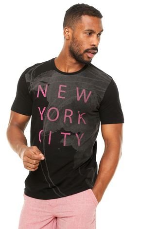 Camiseta Calvin Klein Jeans New York Preta