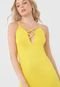 Vestido Colcci Longo Strappy Amarelo - Marca Colcci