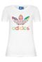 Camiseta MC adidas Originals Logo Fruits Core White - Marca adidas Originals