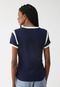 Camiseta GAP Slim Logo Azul-Marinho - Marca GAP