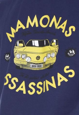 Camiseta Mamonas Assassinas Brasília Amarela Azul