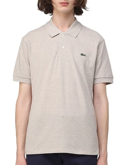 Polo Lacoste Masculina Classic Fit Mescla Areia - Marca Lacoste