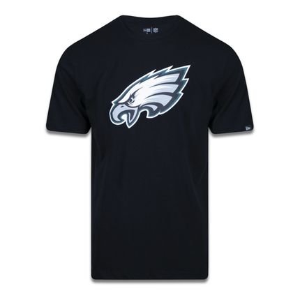 Camiseta New Era Regular Philadelphia Eagles Preto - Marca New Era