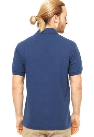 Camisa Polo Manga Curta Lacoste Azul