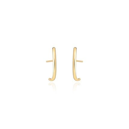 Brinco Ear Hook em Ouro Amarelo 18k - Marca Monte Carlo