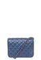 Bolsa Couro Capodarte Shoulder Bag Pequena Azul-Marinho - Marca Capodarte