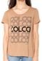 Camiseta Colcci Comfort Bege - Marca Colcci