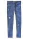 Calça Calvin Klein Jeans Masculina Stretch Destroyed Black Tag Azul Marinho - Marca Calvin Klein