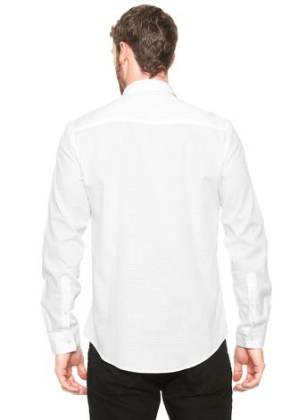 Camisa Colcci SlimTexturizada Branca