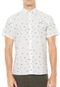 Camisa Colcci Reta Estampada Off-white - Marca Colcci