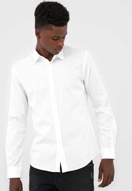 Camisa Colcci Reta Logo Branca - Marca Colcci