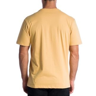 Camiseta Billabong Small Arch Emb. SM24 Masculina Mostarda