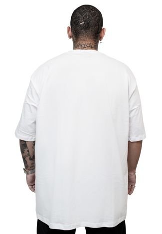 Camiseta Manga Curta Skull Clothing Super Patos Branco