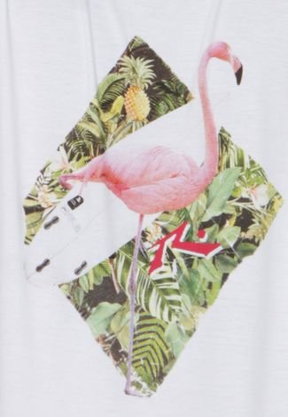 Camiseta Rusty Flamingo Branca