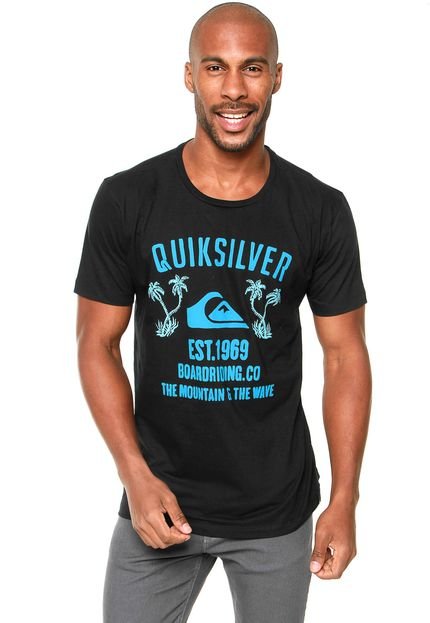 Camiseta Quiksilver Slim Fit Last Year Preta - Marca Quiksilver