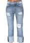 Calça Jeans Calvin Klein Jeans Destroyed Azul - Marca Calvin Klein Jeans