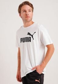 Polera Puma ESS Logo Tee Blanco - Calce Regular