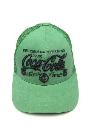 Boné Coca Cola Accessories Trucker Logo Verde