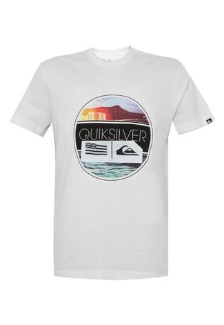 Camiseta Quiksilver Vacation Time Branca