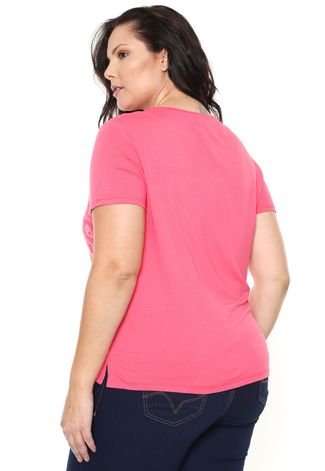 Blusa Habana Plus Mandalas Rosa - Compre Agora