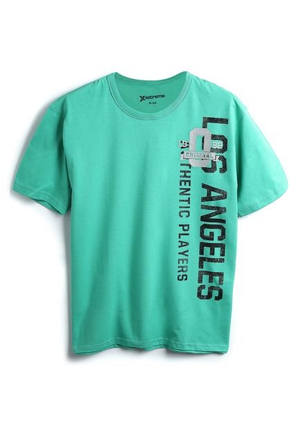 Camiseta Extreme Menino Lettering Verde - Marca Extreme