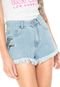 Short Jeans Replay Bordado Azul - Marca Replay