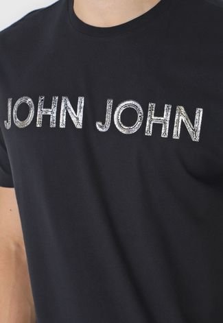 Camiseta John John Black Metal Feminina Black