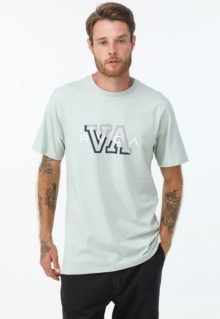 Camiseta RVCA Reta Hampton Verde - Marca RVCA
