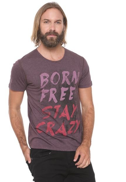 Camiseta Triton Stay Crazy Roxa - Marca Triton