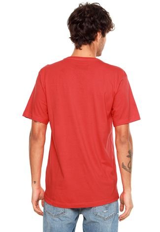 Camiseta Wave Giant Estampada Vermelha