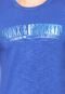 Camiseta Local Metalizado Azul - Marca Local