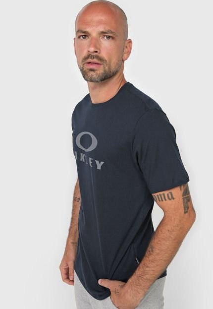 Camiseta Oakley Mod O-Bark Ss Azul-Marinho - Marca Oakley