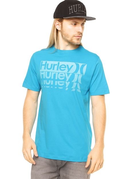 Camiseta Manga Curta Hurley Stackefield Azul - Marca Hurley